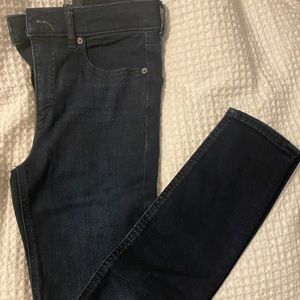 Express skinny jeans dark wash